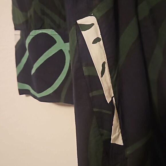 Soft Surrounding green day tunic top L - Picture 4 of 10